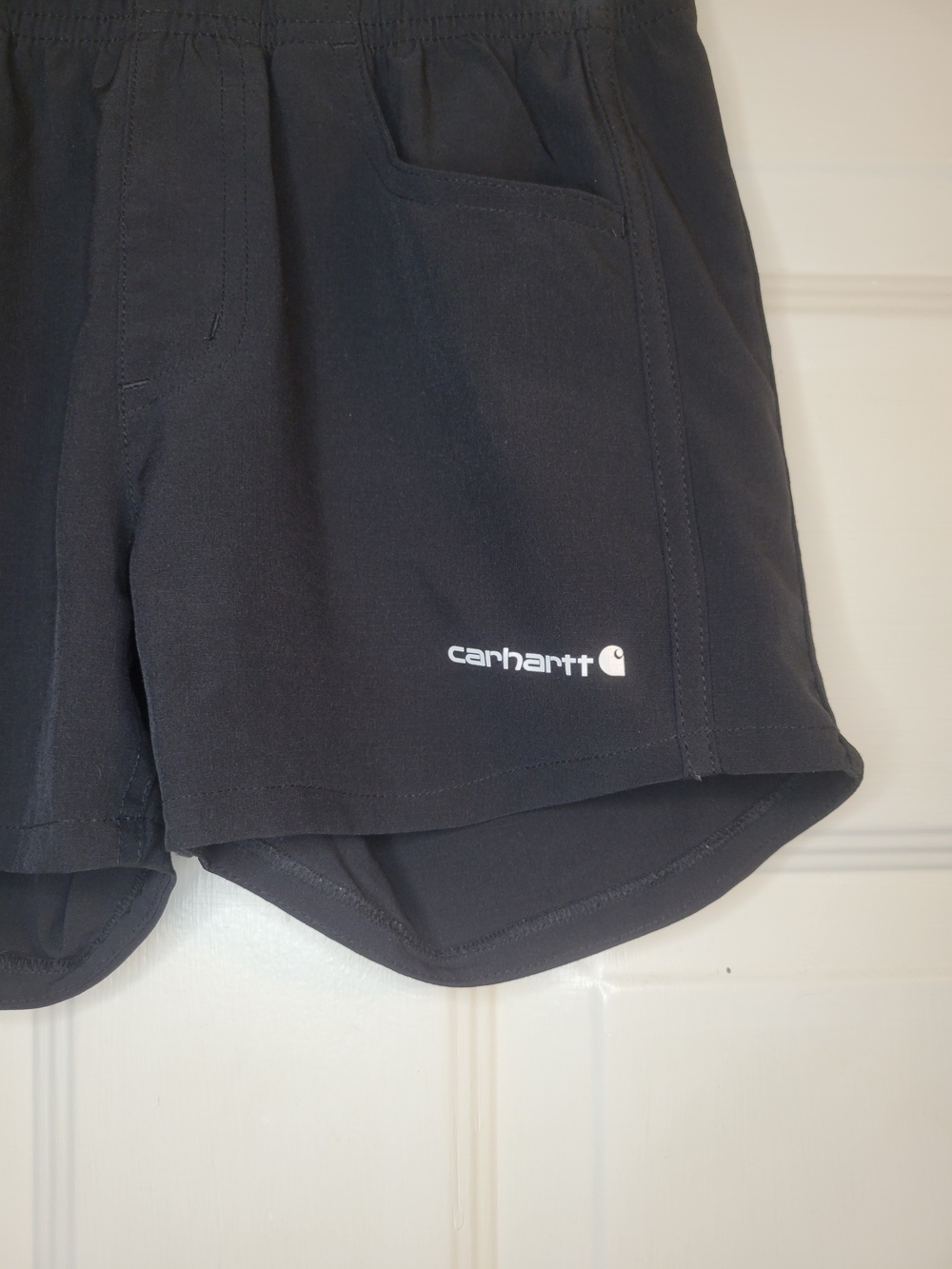 Carhartt Black Performance Elastic-Waist Shorts - Picture 4 of 8